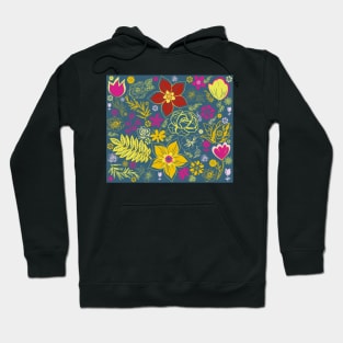 Brightly Colored Flowers for fans of Brilliant Colors Hoodie